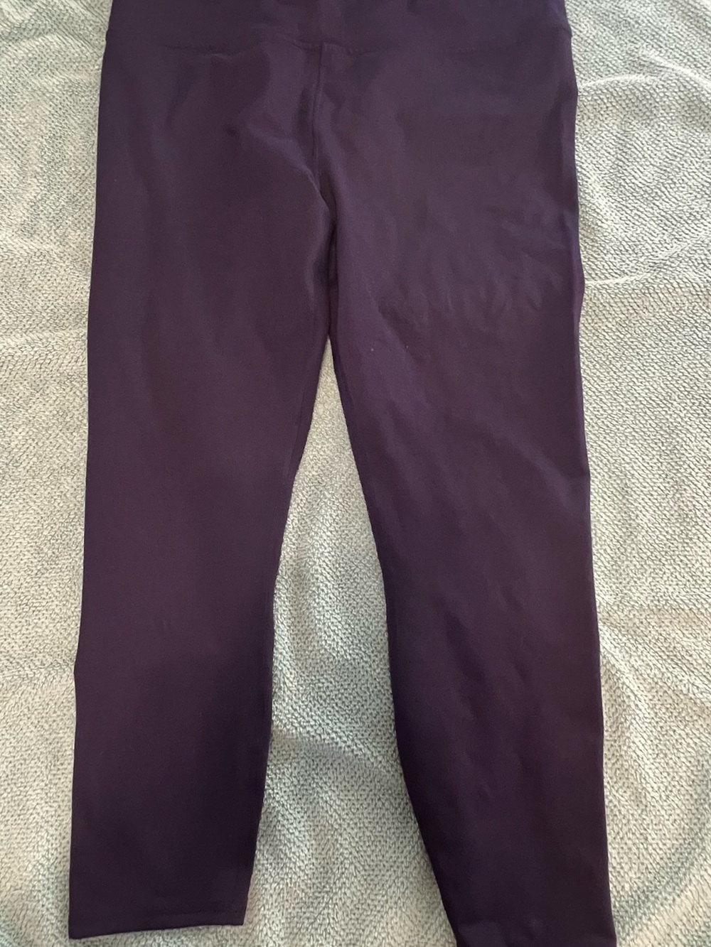 Fabletics PowerHold High-Rise Ankle Leggings Navy Solid Stretch Yoga XXL